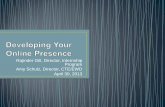 Developing your online presence