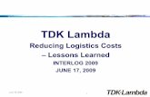 Interlog summer presentation tdk lambda