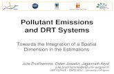 Quantitative Analysis of Pollutant Emissions in the Context of Demand Responsive Transport