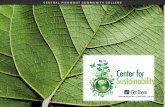 The Center for Sustainability at CPCC