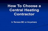 How To Choose a Central Heating Contractor Terrace BC