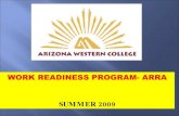 Awc Work Work Readiness Program - Summer 2009