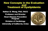 New Concepts in the Evaluation and Treatment of Dyslipidemia