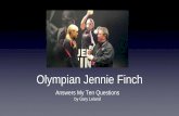 Olympic Softball Great Jennie Finch Answers My Ten Questions
