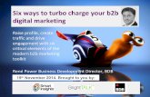 Six ways to TURBO charge your B2B marketing SmartInsights Nov 2014