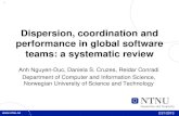 Dispersion, coordination and performance in GSD: a systematic review
