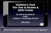Warren Buckleitner - Children’s Tech: The Year in Review and Trends for 2015