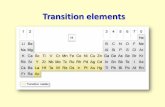Transition elements