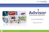 Drug Advisor Program Overview  09sep2013