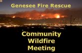 Genesee Fire Rescue Wildland Community presentation-may-2014