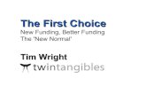 Crowdfunding - The First Choice, New Funding, Better Funding
