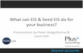 EIS & SEIS Relief Workshop - Plus Accounting, Chartered Accountants