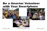 Be a Smarter Volunteer with Your Smartphone, 2014 #TechPHX