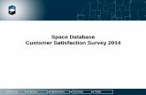 Space Database Customer Satisfaction Survey Dec 2014