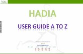 Hadia manual