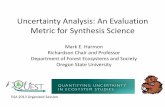 Harmon, Uncertainty analysis: An evaluation metric for synthesis science