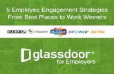 Sharing the Vision: 5 Employee Engagement Strategies from Glassdoor Best Places to Work Winners
