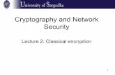 Classical Encryption