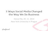 5 Ways Social Media Changed the Way We Do Business