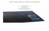 Join Titan Alarm Team in Canada