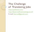 The challenge of translating jobs
