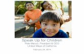 Speak Up for Children: Nonprofit policy advocacy for Everychild Foundation women's donor circle