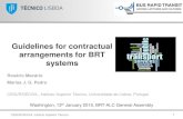 Guidelines for contractual arrangements for brt systems