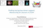 Finding and giving career support: Mentorship for women in STEM
