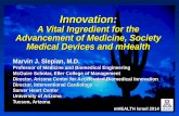 mHealth Israel_Dr. Marvin Slepian_ Innovation:  A Vital Ingredient for the Advancement of Medicine, Society Medical Devices and mHealth