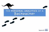 The Personal Analytics of a Backpacker