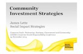 Community Investment Strategies   SiS   lette