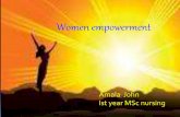 women empowerment-Ms. Amala john