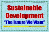 The future we want  sustainability
