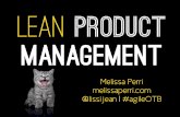 Melissa Perri Lean Product Management - Agile on the Beach 2014