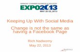 Change Is Not The Same As Having a Facebook Page