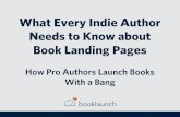 What Every Indie Author Needs to Know about Landing Pages - Booklaunch Webinar Joel Friedlander_12-2014