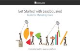 Getting started guide for marketing users