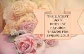Fashion trends for spring