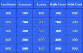 Jeopardy (Math and Science Terms)