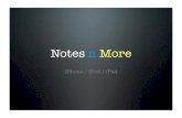 Notes n more for iPhone / iPod / iPad