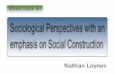 Sociological perspectives and the social construction of childhood