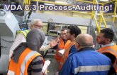 Process auditing as per VDA 6.3