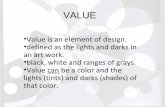 Value: Drawing and the art element of value