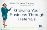 Growing Your Business Through Referrals