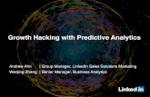 Growth Hacking with Predictive Analytics
