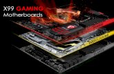 MSI X99 GAMING Motherboards