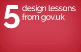 5 things we learned from GOV.UK