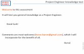 Project engineer test