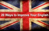 20 Ways to Improve Your English