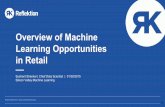 Overview of Machine Learning Opportunities in Retail @ SVML 2015.01.30